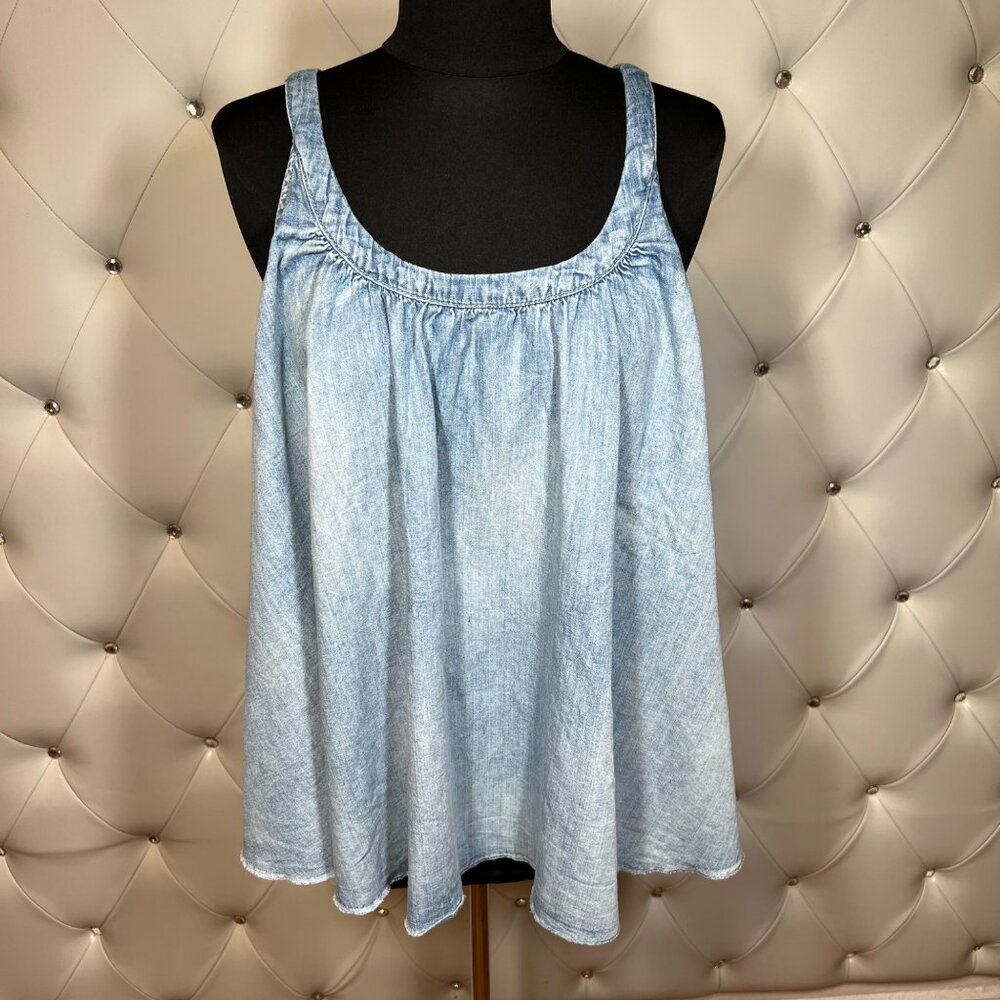 Now Blue Gradient Sleeveless Top Size 10
